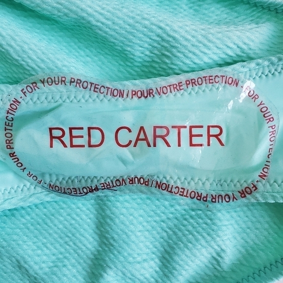New Red Carter Textured Bikini Top & Bottom Matching Set NWT Large (8-10 US) - Picture 16 of 16